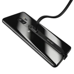 USAMS SJ236 U9 černá / Datový kabel / USB-C / 1,5 m / Plochý (SJ236TC01)