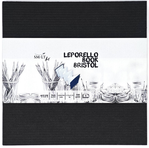 SMLT Art Leporello Bristol 140x140mm - 6 listů