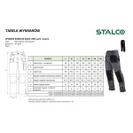 Kalhoty pracovní do pasu BASIC LINE, S/48, STALCO