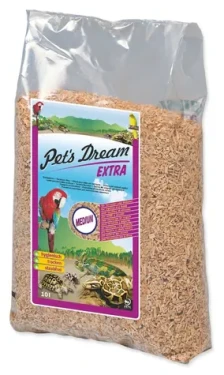 PETS DREAM Granulát Extra Medium / Stelivo pro ptáky a teraristiku / Bukové dřevo / 10 l / 2,8 kg (207-519)