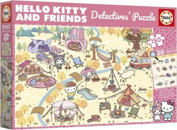 EDUCA Detektivní puzzle Hello Kitty Přátelé