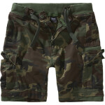 Brandit Kalhoty krátké Packham Vintage Shorts woodland 6XL