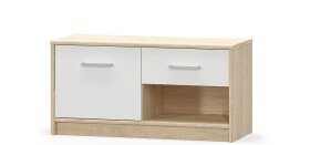 ARTEN (NANO Systems s.r.o.) Skříňka TIPS-1D1S (Dub sonoma/bílá) SKRINKA-TIPS-1D1S
