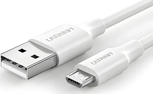Ugreen 60143 USB-A - Micro USB 2 m bílá / Kabel USB / 2.0 (60143)