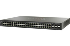 Cisco SG550X-48P / Gigabit Switch / 48x RJ-45 / 2x SFP+ / 2x Combo 10 Gbit SFP+ / USB / PoE / QoS / VLAN (SG550X-48P-K9-EU)