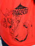 Line Traveling Circus RED pánské triko s krátkým rukávem - S