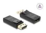 Delock DisplayPort (M) - HDMI (F) černá / Video adaptér / aktivní / podpora HDR10 / podpora 1080p (61084)