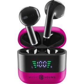 Cellularline In Ear Headset Bluetooth®, Bez kabelu růžová, černá Nabíjecí pouzdro, Indikátor nabití, regulace hlasitosti