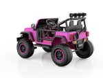 Mamido Elektrické autíčko Buggy BIG FOOT 4x4 rúžové 24V | 800W | 60 kg | EVA | LED | 2,4Ghz | ECO kůže