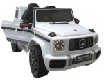 Mamido Elektrické autíčko Mercedes G63 bílé