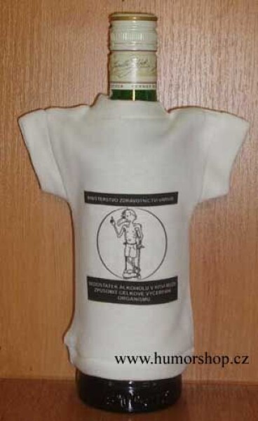 Divja.cz Tričko na flašku ministerstvo zdravotnictví...