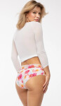Julimex Peony Hipster Hiphuggers S-XL bílé květy S