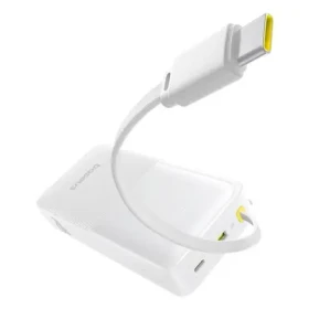 Rozbaleno - Baseus Bipow 2 20000mAh 20W bílá / Powerbanka / USB-A / USB-C / rozbaleno (P10077101213-01.rozbaleno)