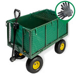 Kvalitní zahradní vozík na nafukovacích kolech 3v1