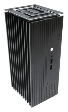 Akasa Turing Fanless UCFF černá / UCFF 4"*4" / hliník / OEM / bez ventilátoru (A-NUC45-M1B)