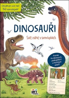Svět zvířat v samolepkách Dinosauři a spol.