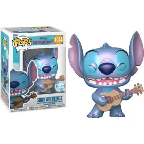 Funko POP! Disney: Stitch with Ukelele (Lilo Stitch) Special Edition Pearlescent
