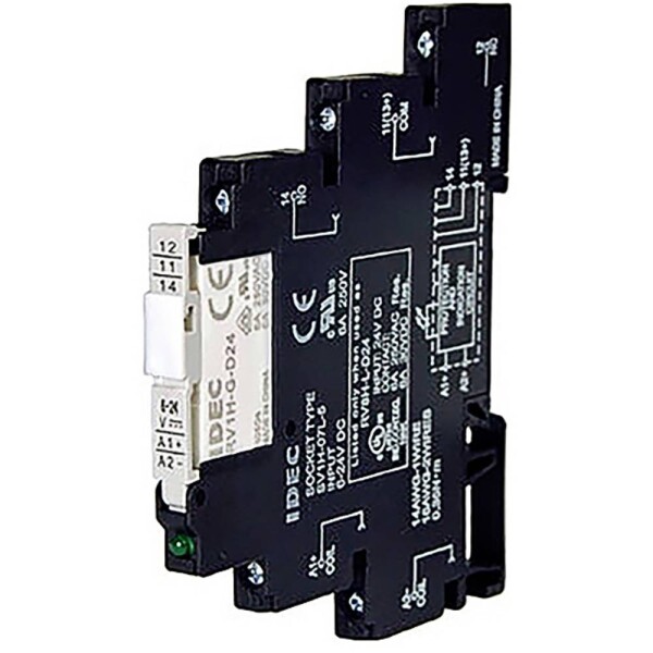 Idec RV8H Series průmyslové relé , 24 V/DC, 6 A, 1 ks