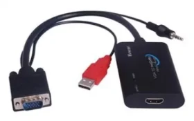 PremiumCord VGA+audio elektronický konvertor na rozhraní HDMI (8592220011062)