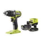 Aku příklepová vrtačka Ryobi RPD18BL1-2C42S