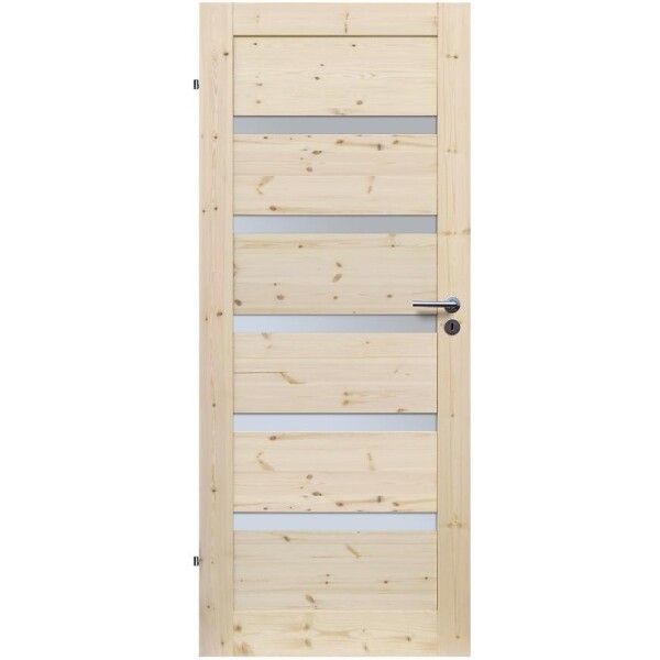 Interiérové dveře Wezuwiusz 5S 80L sukaté nelakované