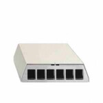 Intellinet 24-Port Cat6a Patchpanel geschirmt 1HE Kabeleinführung 90° abgewinkelt schwarz 24 portů patch panel 483 mm (1