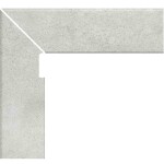 Dlažba sokl Zanq Recto Urban Gris levý 27/29