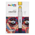 Carioca Art PLUS sada 12 vodou rozpustných voskovek