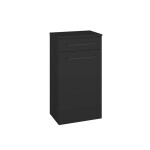 Dřevojas - Nízká skříňka DOS SNDZ 50 - N03 Graphite / Úchytka T06 / N03 Graphite / Pravé 211486HP
