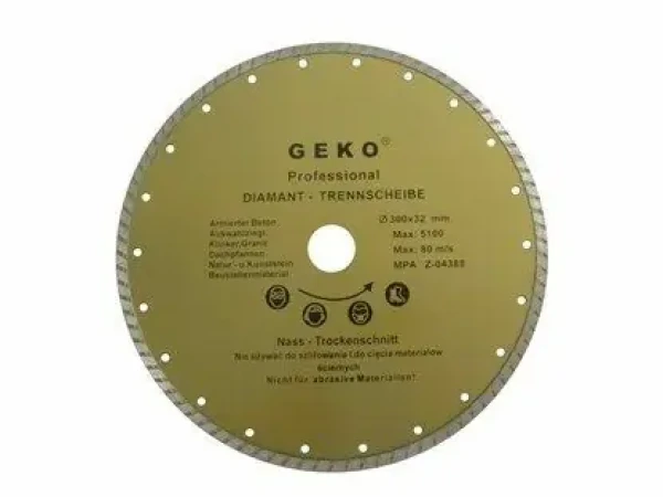 GEKO G00264 / Řezný kotouč diamantový Turbo / 230 x 8 x 22.2 mm (G00264)