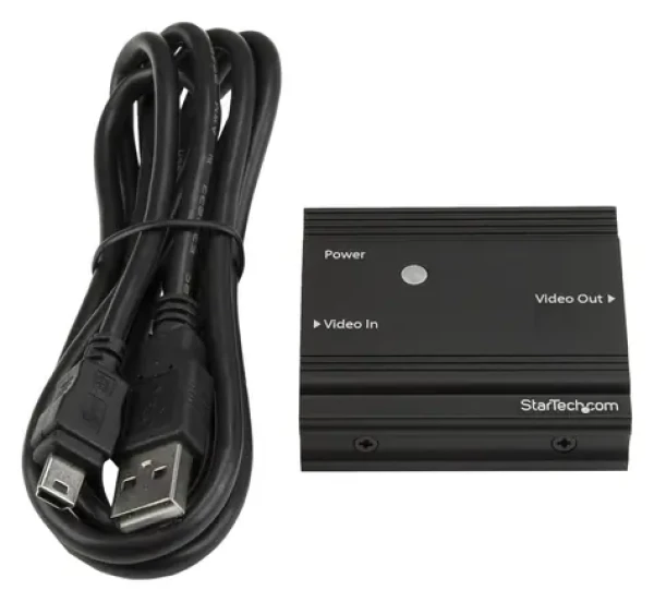 StarTech HDMI Signal Booster černá / HDMI zesilovač signálu / 4K 60Hz / USB napájení / 7.1 audio (HDBOOST4K)