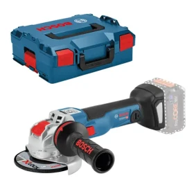 BOSCH GWX 18V-10 C Professional + L-BOXX 136 / Aku úhlová bruska / X-LOCK / 125 mm / 9.000 ot. za min. / bez baterie (06017B0200)