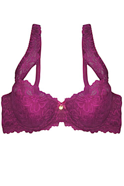 Dámská podprsenka 053/22 Carmela fuchsia - MAT fuchsiová 65/C