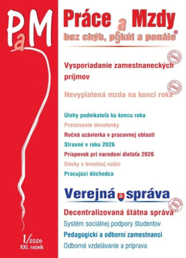 PAM 1/2026 – Koniec roka v mzdovej učtárni
