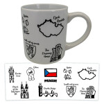 Hrnek TOP PRAHA bílý 250 ml