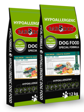 BARDOG SALMON FRUIT PUPPY 2 x 12 kg