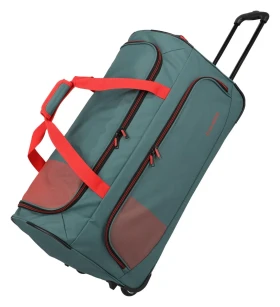 Travelite Basics Fresh Wheeled duffle L Green/orange 89 L TRAVELITE-9000277-82