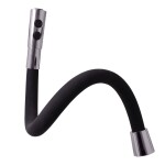 RAV Slezák - AMUR - Dřezová baterie s flexibilním ramínkem, Chrom/Černá, 3,8" AM719.0/12C