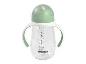 Beaba Hrnek s brčkem 300ml Sage Green (913533BB)