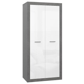 Skříň Trebbia BCCS821-C272 beton/bílý lesk