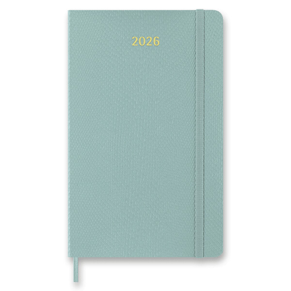 Diář Moleskine Precious & Ethical 2026 - měkké desky, L, týdenní, zelený