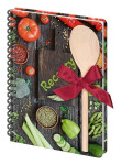 Kniha na recepty s vařečkou Vegetables