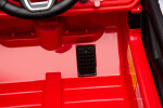 Mamido Elektrické autíčko OFFROAD červené 12V Vysoký podvozek, široké sedadlo, Odpružené nápravy, 2,4 GHz Dálkové ovládání LED světla