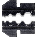 Knipex 97 49 05 Lisovací profil pro neizolované otevřené konektory 4.8 + 6.3 mm / 0.5-6.0mm2 / AWG 20 - 10 / hnizd: 3 (97 49 05)