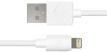 NewerTech Lightning kabel 2m bílá / 1x USB-A (M) / 1x Lightning (M) (NWTCBLUSBL2MW)