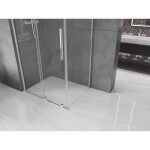 MEXEN/S - Velar L sprchový kout, posuvné dveře 100 x 90, transparent, chrom 871-100-090-03-01