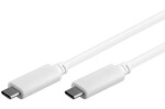 PremiumCord Kabel USB-C M/M bílá / 1m (ku31cc1w)