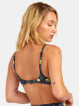 RVCA DAZED UNDERWIRE black plavky dvoudílné - S