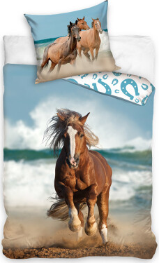 Bavlněné povlečení Kůň na Pobřeží
