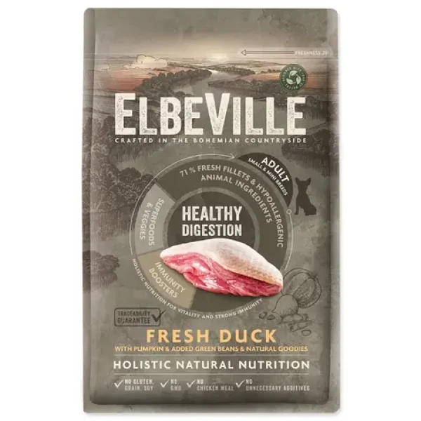 ELBEVILLE Adult Mini Healthy Digestion Fresh Duck 4kg (94-11374)